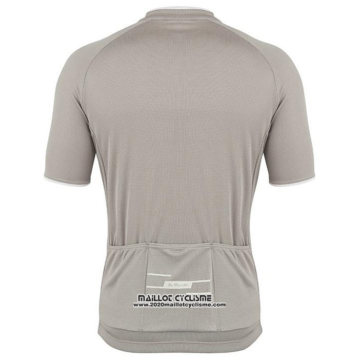 2020 Maillot Cyclisme De Marchi Lumiere Gris Manches Courtes et Cuissard